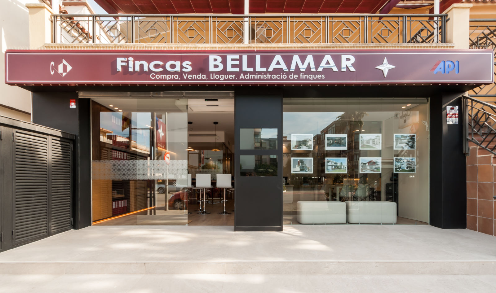 Oficina de Fincas Bellamar en el Passeig Marítim de Castelldefels, asesoramiento en compraventa de vivienda