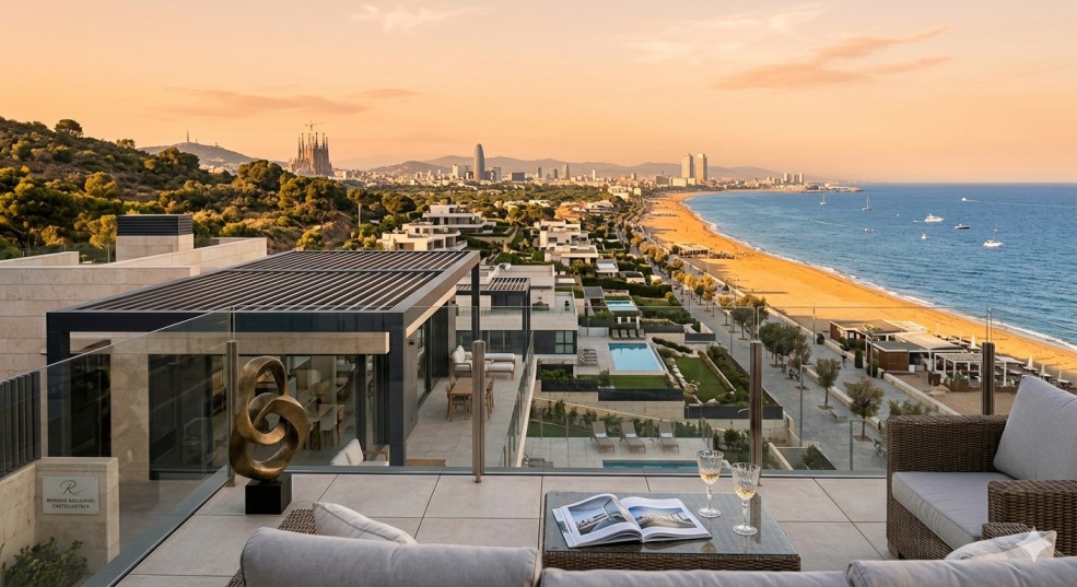 Casas con vistas al mar en Castelldefels: el nuevo activo refugio que compite con Barcelona